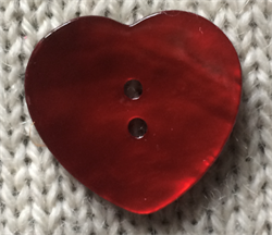 Hjerte 24mm F4 Rød